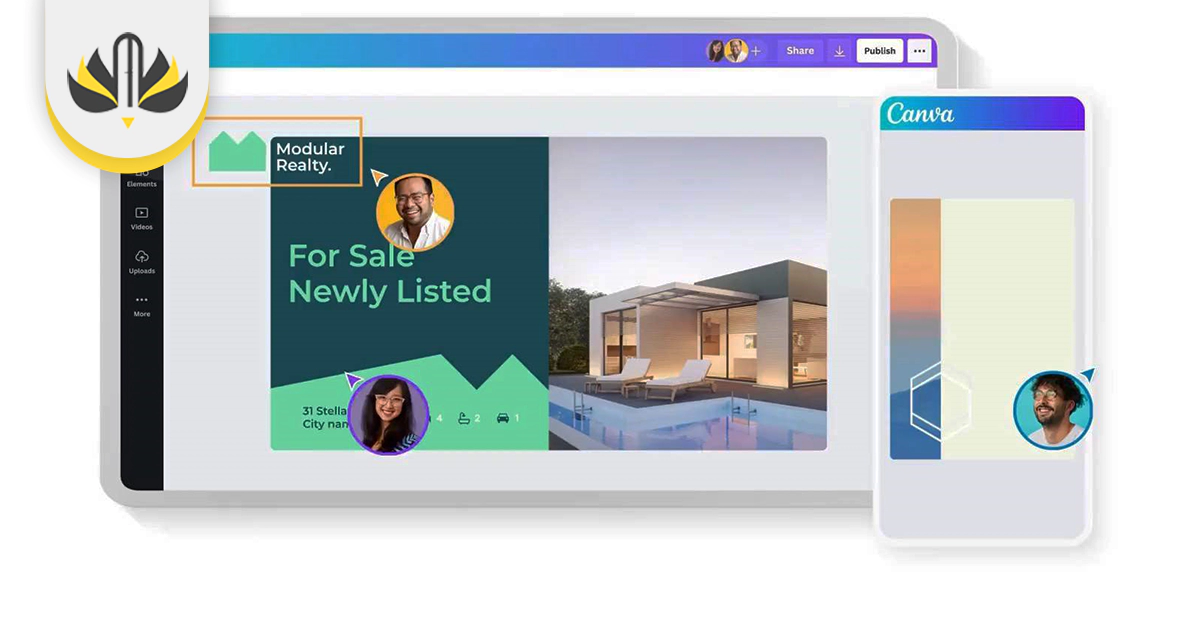 سایت Canva طراحی کارت آنلاین