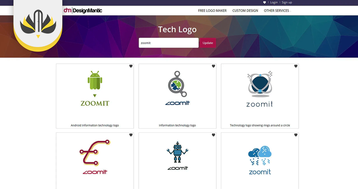 سایت designmantic.com طراحی کارت آنلاین