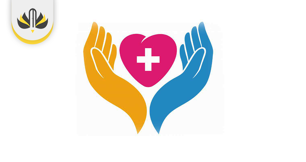 طراحی لوگو پزشکی با حروف و اشکال